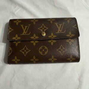 Louis Vuitton Brown Monogram Canvas Snap Wallet
